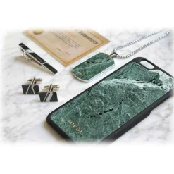 Mikol Marmi - Emerald Green Marble iPhone Case - iPhone XS Max - Real Marble - iPhone Cover - Apple - Collection - Avvenice