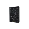 Mikol Marmi - Leather Bounded Marquina Black Marble Notebook - Real Marble - Desk Supplies - Collection - Avvenice^ Desk Supplies