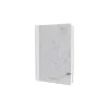 Mikol Marmi - Leather Bounded White Carrara Marble Notebook - Real Marble - Desk Supplies - Collection - Avvenice
