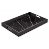 Mikol Marmi - Marquina Black Marble Trays - Large - Real Marble - Living - Collection - Avvenice^ Home Accessories