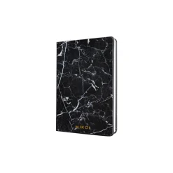 Mikol Marmi - Marquina Black Marble Notebook - Real Marble - Desk Supplies - Collection - Avvenice