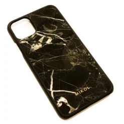 Mikol Marmi - Marquina Black Marble iPhone Case - iPhone 11 Pro - Real Marble - iPhone Cover - Apple - Exclusive Collection - Avvenice^ Case