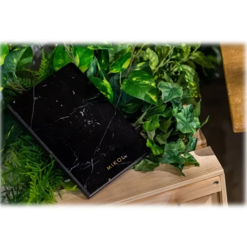 Mikol Marmi - Marquina Black Marble Notebook - Real Marble - Desk Supplies - Collection - Avvenice