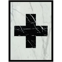 Mikol Marmi - Real Marble Cross Art Piece - Regular - Real Marble - Collection - Avvenice^ Installations
