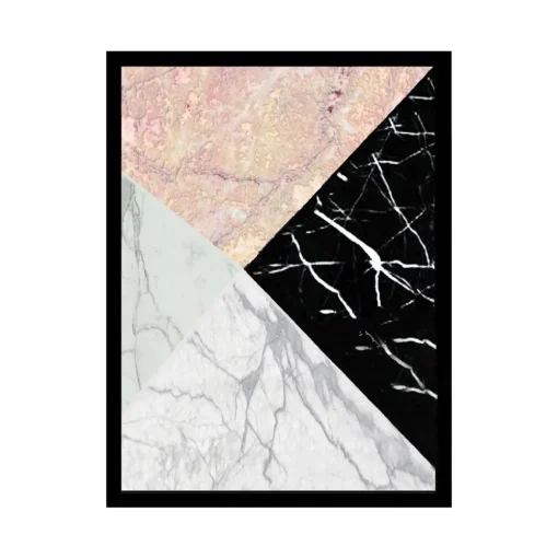 Mikol Marmi - Real Marble Geometric Art Piece - Regular - Real Marble - Collection - Avvenice