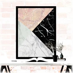 Mikol Marmi - Real Marble Geometric Art Piece - Regular - Real Marble - Collection - Avvenice