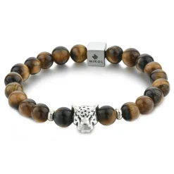 Mikol Marmi - Tiger Eye Gemstone Marble Beaded Bracialet - Real Marble - Collection - Avvenice