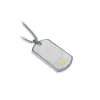 Mikol Marmi - White Carrara Gemstone Marble Dog Tag - Real Marble - Collection - Avvenice