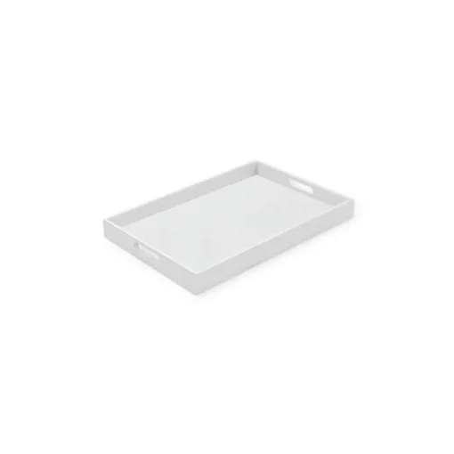 Mikol Marmi - White Wooden Trays - Small - Real Marble - Living - Collection - Avvenice