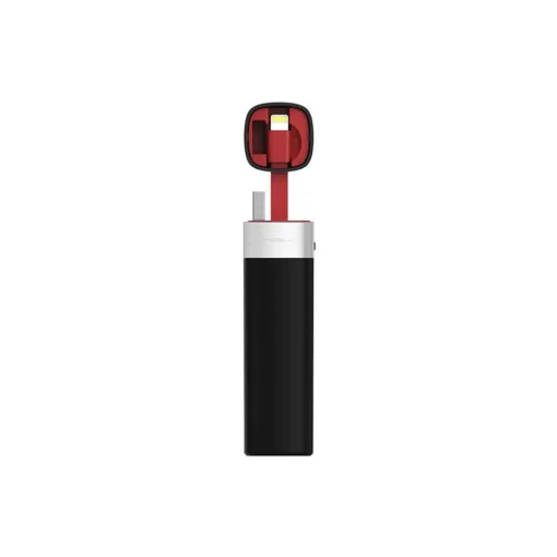 MiPow - Power Tube 3000l - Black - Portable Batteries - Portable Charger For Apple Devices with App Control - 3000 mAh - Avvenice