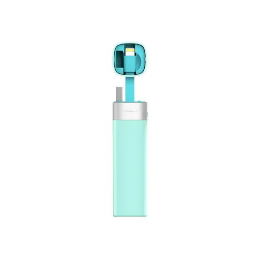 MiPow - Power Tube 3000l - Light Blue - Portable Batteries - Portable Charger For Apple Devices with App Control - 3000 mAh - Avvenice^ Accessories