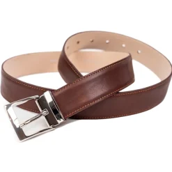 Miriam Tirinzoni - Dark Brown Leather Belt - Belt - Luxury Exclusive Collection - Avvenice^ Belts