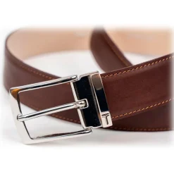Miriam Tirinzoni - Dark Brown Leather Belt - Belt - Luxury Exclusive Collection - Avvenice^ Belts
