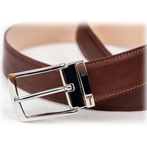 Miriam Tirinzoni - Dark Brown Leather Belt - Belt - Luxury Exclusive Collection - Avvenice^ Belts