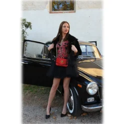 Miriam Tirinzoni - Red Bag - Bags - Luxury Exclusive Collection - Avvenice^ Bags