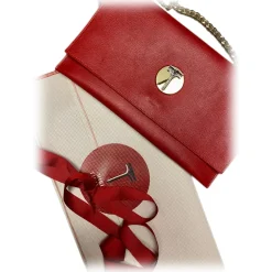 Miriam Tirinzoni - Red Calf Leather Bag - Bags - Luxury Exclusive Collection - Avvenice^ Bags