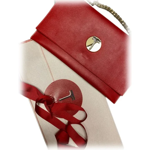 Miriam Tirinzoni - Red Calf Leather Bag - Bags - Luxury Exclusive Collection - Avvenice^ Bags