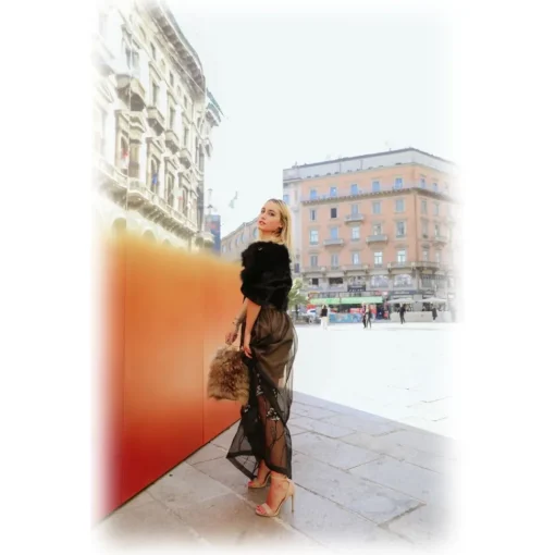Miriam Tirinzoni - Tulle Skirt - Black - Dresses - Luxury Exclusive Collection - Avvenice