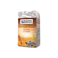 Molino Bertolo - La Pietra del Piave® Bread and Risen - Soft Wheat Flour Type 1 - 1 Kg - Avvenice^ Pasta & Cereals