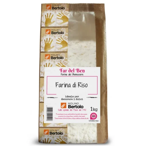 Molino Bertolo - Rice Flour - 1 Kg - Avvenice^ Pasta & Cereals