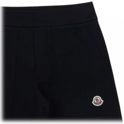 Moncler - Black Logo Patch Shorts - Exclusive Luxury Collection - Avvenice