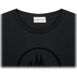 Moncler - Black Logo Print T-Shirt - Exclusive Luxury Collection - Avvenice^ T-shirt