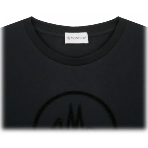 Moncler - Black Logo Print T-Shirt - Exclusive Luxury Collection - Avvenice^ T-shirt