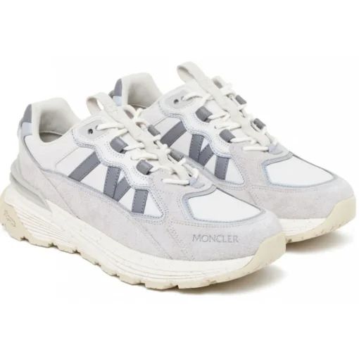 Moncler - Lite White Runner Low Top Sneakers - Exclusive Luxury Collection - Avvenice