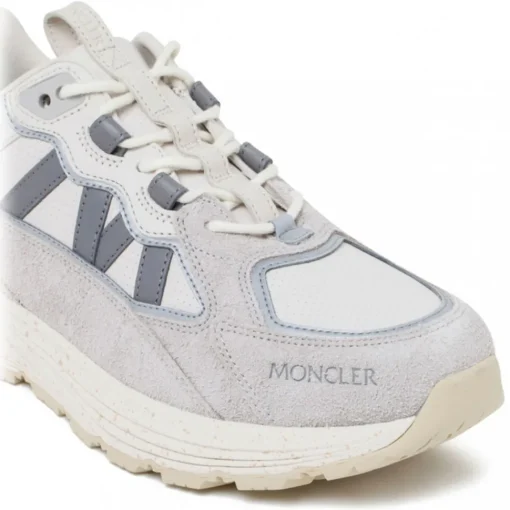 Moncler - Lite White Runner Low Top Sneakers - Exclusive Luxury Collection - Avvenice