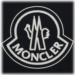 Moncler - Long-Sleeved Blue Cotton T-Shirt - Exclusive Luxury Collection - Avvenice