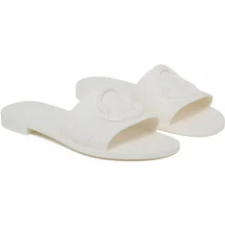 Moncler - White Mon Slides - Exclusive Luxury Collection - Avvenice