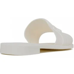 Moncler - White Mon Slides - Exclusive Luxury Collection - Avvenice
