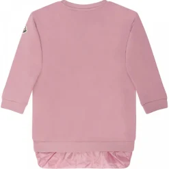 Moncler - Pink Cotton Logo Embroidered Dress - Exclusive Luxury Collection - Avvenice^ Dresses