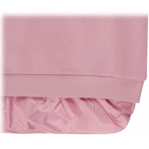 Moncler - Pink Cotton Logo Embroidered Dress - Exclusive Luxury Collection - Avvenice^ Dresses
