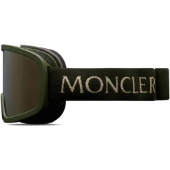 Moncler Eyewear Moncler - Terrabeam Ski Goggles - Matte Dark Green & Brown - - Avvenice^ Ski Googles