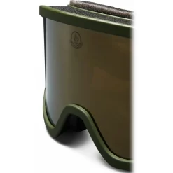 Moncler Eyewear Moncler - Terrabeam Ski Goggles - Matte Dark Green & Brown - - Avvenice^ Ski Googles