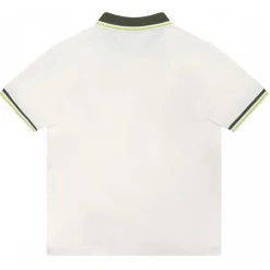 Moncler - White and Green Polo Shirt - Exclusive Luxury Collection - Avvenice^ T-shirt
