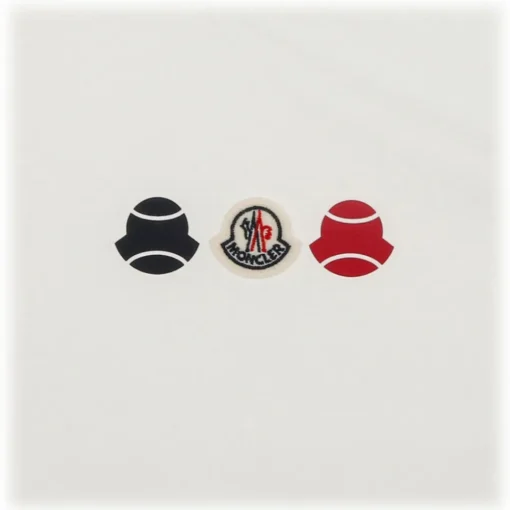 Moncler - White Logo Tennis T-Shirt - Exclusive Luxury Collection - Avvenice^ T-shirt