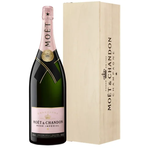 Mo\u00ebt & Chandon Champagne Moët & Chandon Champagne - Rosé Impérial - Jéroboam - Wood Box - Pinot Noir - Luxury Limited Edition - 3 l - Avvenice^ Wines