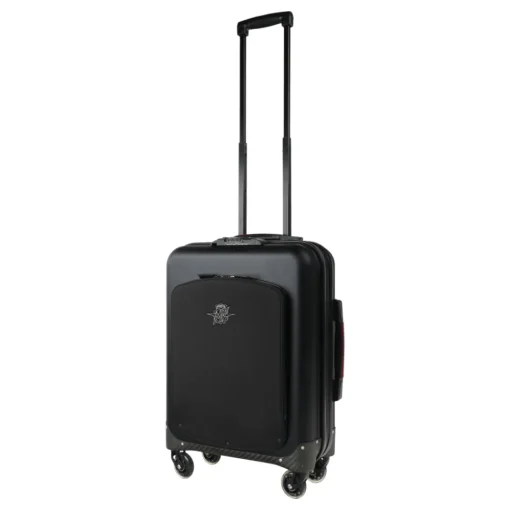 MV Augusta - TecknoMonster - TecknoMonster Aluminum Suitcase With Flap - Trolley - Aeronautical Carbon Trolley Suitcase - Avvenice