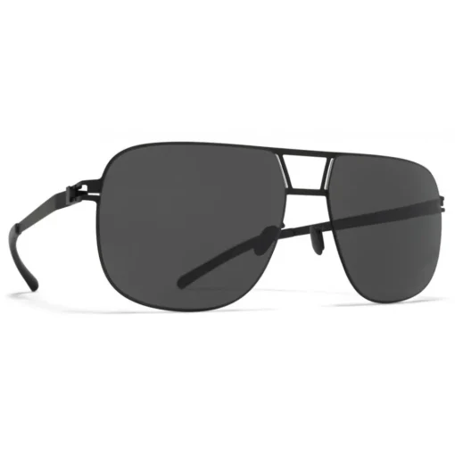 Mykita - Al - NO1 - Dark Grey Black - Metal Collection - Sunglasses - Eyewear - Avvenice