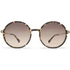 Mykita - Anana - Lite - Glossy Gold Brown - Acetate Collection - Sunglasses - Eyewear - Avvenice^ Sunglasses & Eyewear