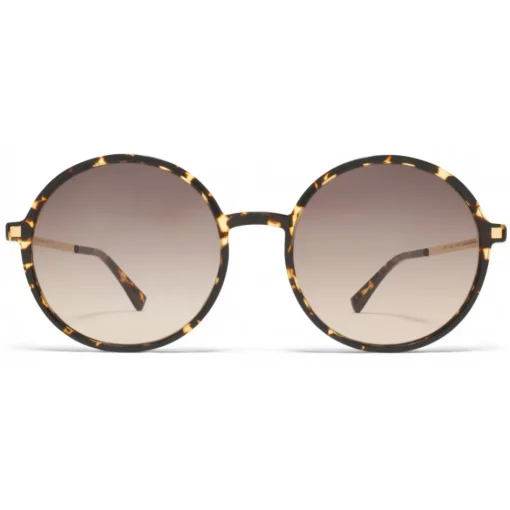 Mykita - Anana - Lite - Glossy Gold Brown - Acetate Collection - Sunglasses - Eyewear - Avvenice^ Sunglasses & Eyewear