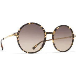 Mykita - Anana - Lite - Glossy Gold Brown - Acetate Collection - Sunglasses - Eyewear - Avvenice^ Sunglasses & Eyewear