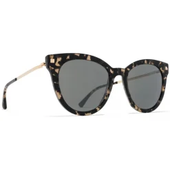 Mykita - Anik - Lite - Champagne Gold Black - Acetate Collection - Sunglasses - Eyewear - Avvenice^ Sunglasses & Eyewear