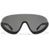 Mykita - Blaze - & Bernhard Willhelm - Black Dark Grey - Mylon Collection - Sunglasses - Eyewear - Avvenice