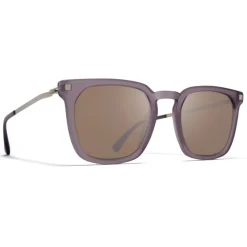Mykita - Borga - Lite - Smoke Matte Silver Brown - Acetate Collection - Sunglasses - Eyewear - Avvenice^ Sunglasses & Eyewear
