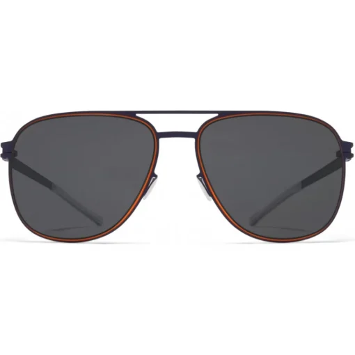 Mykita - Caleb - NO1 - Indigo Orange Grey - Metal Collection - Sunglasses - Eyewear - Avvenice^ Sunglasses & Eyewear