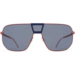 Mykita - Cayenne - Mylon - Red Dark Blue - Mylon Collection - Sunglasses - Eyewear - Avvenice