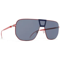Mykita - Cayenne - Mylon - Red Dark Blue - Mylon Collection - Sunglasses - Eyewear - Avvenice